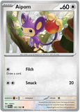 Aipom 145/182 - Scarlet & Violet Paradox Rift - REVERSE HOLO Common