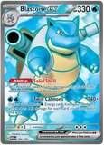 Blastoise ex 184/165 - Scarlet & Violet 151 - Ultra Rare Full Art