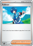 Falkner 180/193 - Scarlet & Violet Paldea Evolved - Trainer Supporter Uncommon