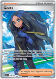 Geeta 218/197 - Scarlet & Violet Obsidian Flames - Ultra Rare Full Art Trainer