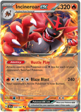 Incineroar ex 034/162 - Scarlet & Violet Temporal Forces - Double Rare