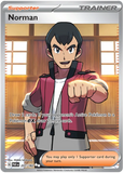 Norman 237/182 - Scarlet & Violet Paradox Rift - Ultra Rare Full Art Trainer