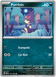 Purrloin 114/182 - Scarlet & Violet Paradox Rift - REVERSE HOLO Common