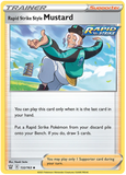 Rapid Strike Style Mustard 132/163 - SWSH Battle Styles - Trainer Supporter Uncommon