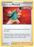 Single Strike Style Mustard 134/163 - SWSH Battle Styles - Trainer Supporter Uncommon