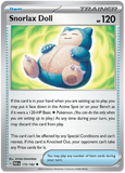 Snorlax Doll 175/182 - Scarlet & Violet Paradox Rift - Uncommon Trainer Item