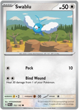 Swablu 152/182 - Scarlet & Violet Paradox Rift - REVERSE HOLO Common