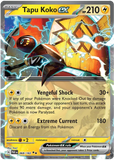 Tapu Koko ex 068/182 - Scarlet & Violet Paradox Rift - Double Rare