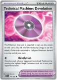 Technical Machine: Devolution 177/182 - Scarlet & Violet Paradox Rift - Uncommon Trainer Pokemon Tool