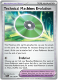 Technical Machine: Evolution 178/182 - Scarlet & Violet Paradox Rift - Uncommon Trainer Pokemon Tool