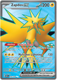 Zapdos ex 192/165 - Scarlet & Violet 151 - Ultra Rare Full Art