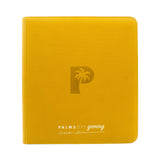 Palms Off Gaming Collector's Series 12 Pocket Zip Trading Card Binder - YELLOW