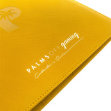 Palms Off Gaming Collector's Series 12 Pocket Zip Trading Card Binder - YELLOW