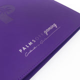 Palms Off Gaming Collector's Series 12 Pocket Zip Trading Card Binder - PURPLE