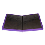 Palms Off Gaming Collector's Series 12 Pocket Zip Trading Card Binder - PURPLE