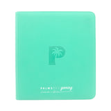 Palms Off Gaming Collector's Series 12 Pocket Zip Trading Card Binder - TURQUOISE