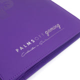 Palms Off Gaming Collector's Series 9 Pocket Zip Trading Card Binder - PURPLE