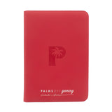 Palms Off Gaming Collector's Series 9 Pocket Zip Trading Card Binder - RED