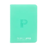 Palms Off Gaming Collector's Series 9 Pocket Zip Trading Card Binder - TURQUOISE