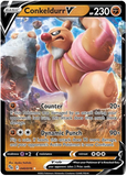 Conkeldurr V 040/078 - SWSH Pokemon Go - Ultra Rare