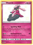 Diancie SV36/SV94 - Hidden Fates Shiny Vault - Baby Shiny Holo Rare