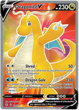 Dragonite V 191/203 - SWSH Evolving Skies - Full Art Ultra Rare (Off Centred)