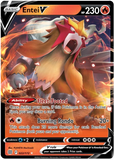 Entei V 022/172 - SWSH Brilliant Stars - Ultra Rare