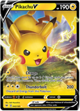 Pikachu V 043/185 - SWSH Vivid Voltage - Ultra Rare