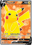 Pikachu V 157/172 - SWSH Brilliant Stars - Full Art