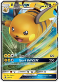 Raichu GX SM213 - Sun & Moon Black Star Promo