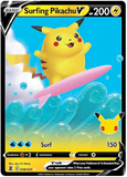 Surfing Pikachu V 008/025 - SWSH Celebrations - Ultra Rare