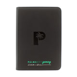 Palms Off Gaming Collector's Series 9 Pocket Zip Trading Card Binder - BLACK