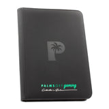 Palms Off Gaming Collector's Series 9 Pocket Zip Trading Card Binder - BLACK